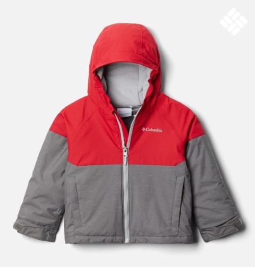 Kids' Columbia Alpine Action II Jackets Red / Grey | CA-G48L1