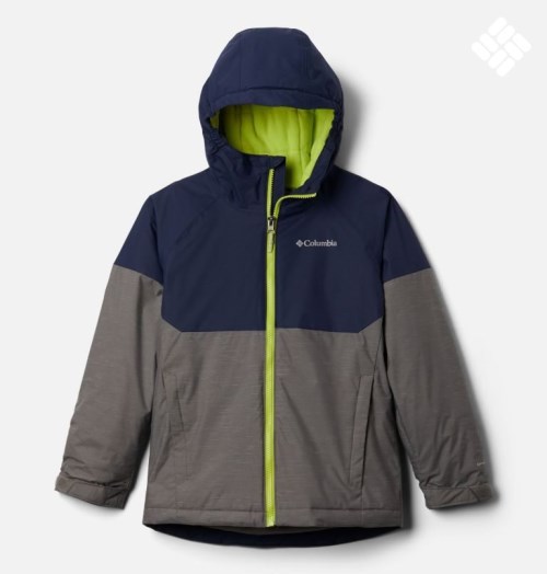 Kids' Columbia Alpine Action II Jackets Navy / Dark Grey | CA-Z05C4