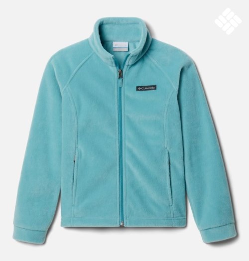 Kids' Columbia Benton Springs Fleece Jackets Turquoise | CA-A685A