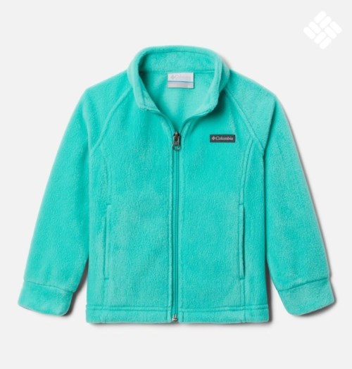 Kids' Columbia Benton Springs Fleece Jackets Turquoise | CA-L410C