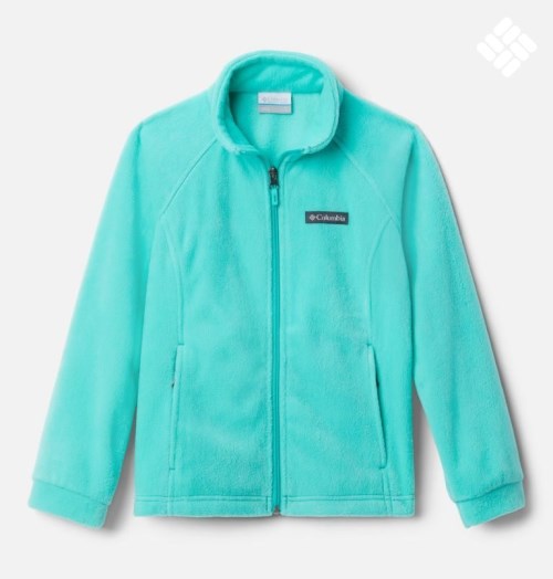 Kids' Columbia Benton Springs Fleece Jackets Turquoise | CA-R084A