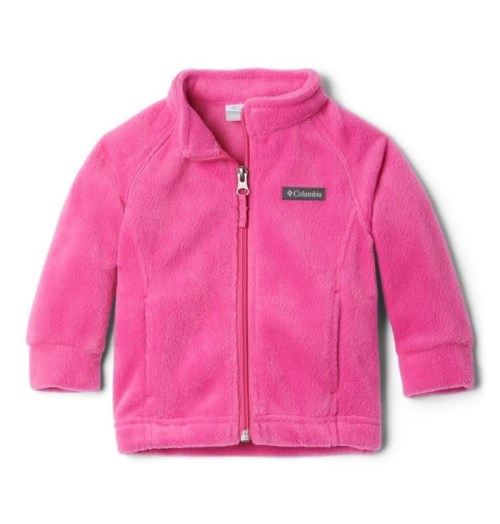 Kids' Columbia Benton Springs Fleece Jackets Pink | CA-RC561