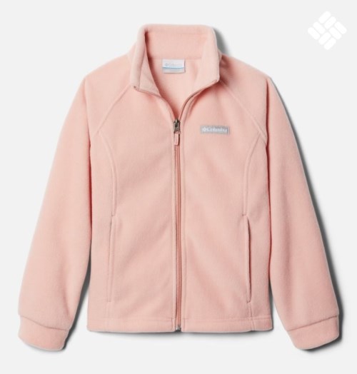 Kids' Columbia Benton Springs Fleece Jackets Pink | CA-ULA04