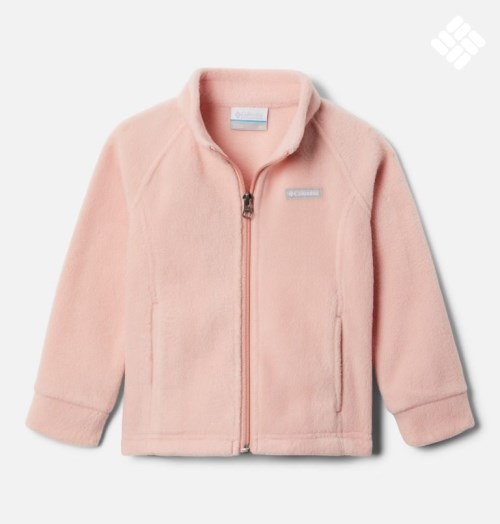 Kids' Columbia Benton Springs Fleece Jackets Pink | CA-VC53L