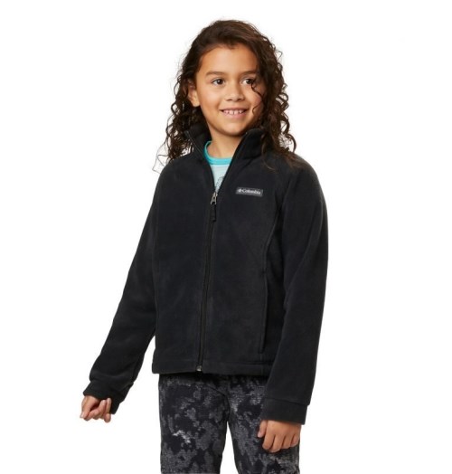 Kids' Columbia Benton Springs Fleece Jackets Black | CA-X4160