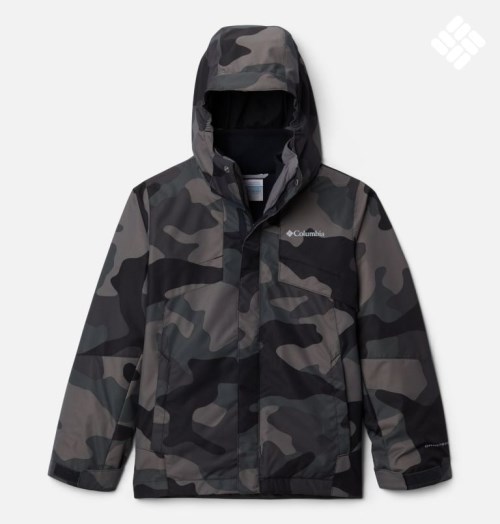 Kids' Columbia Bugaboo II Interchange Fleece Jackets Camo | CA-Q0L68