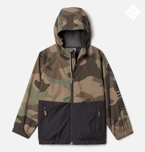 Kids' Columbia Dalby Springs Jackets Camo | CA-Z5C0A