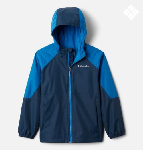 Kids' Columbia Endless Explorer Jackets Navy | CA-D3A40