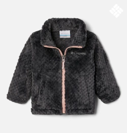 Kids' Columbia Fireside Sherpa Jackets Black | CA-F6A43