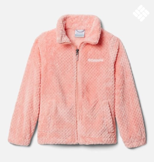 Kids' Columbia Fireside Sherpa Jackets Coral | CA-I5AL3