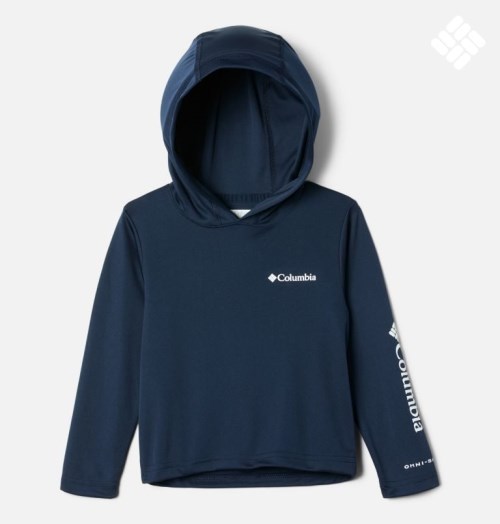 Kids' Columbia Fork Stream Hoodie Navy | CA-W6305