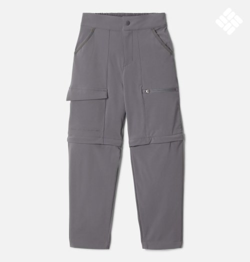 Kids' Columbia Frontrange Convertible Pants Grey | CA-FA354