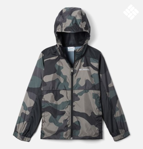 Kids' Columbia Glennaker Springs Jackets Camo | CA-I46C1