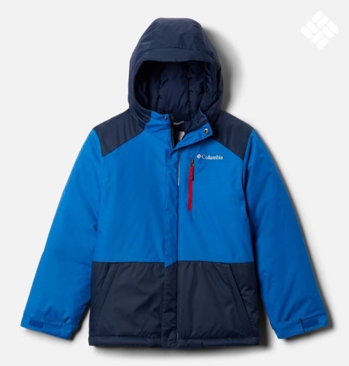 Kids' Columbia Lightning Lift Jackets Blue | CA-ZA40C