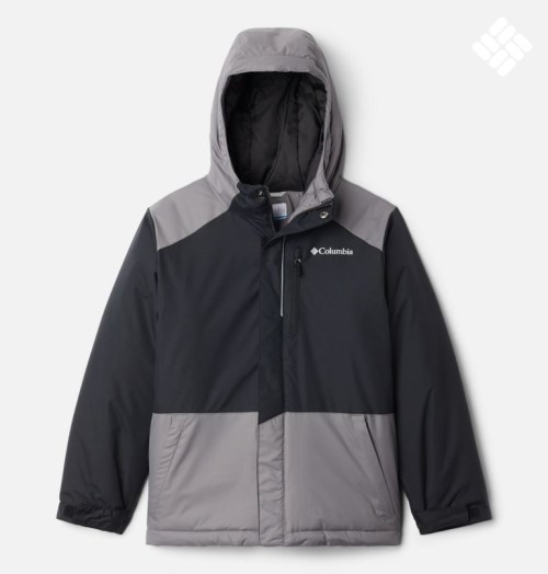 Kids' Columbia Lightning Lift Jackets Grey / Black | CA-FC650