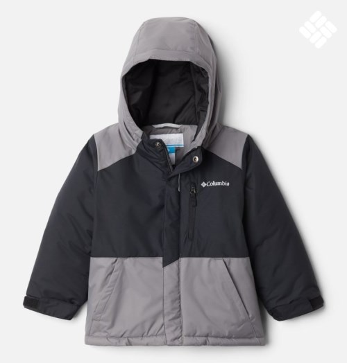 Kids' Columbia Lightning Lift Jackets Grey / Black | CA-S43AL