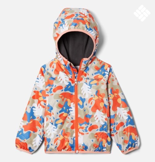 Kids' Columbia Mini Pixel Grabber II Wind Jackets Camo | CA-C8104