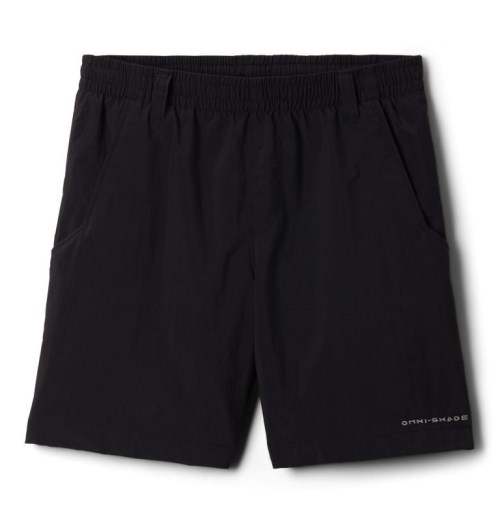 Kids' Columbia PFG Backcast Shorts Black | CA-H1L46