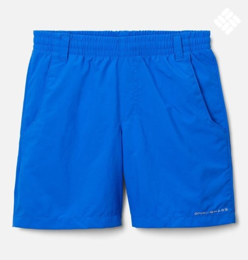 Kids' Columbia PFG Backcast Shorts Blue | CA-GC08L