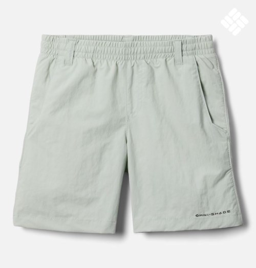 Kids' Columbia PFG Backcast Shorts Mint | CA-W5CA8