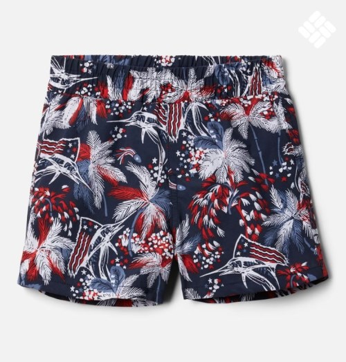 Kids' Columbia PFG Super Backcast Shorts Flower | CA-NCA63