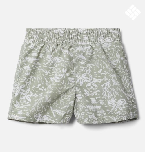 Kids' Columbia PFG Super Backcast Shorts Grey | CA-Q8L53