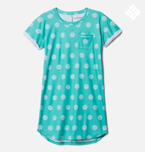 Kids' Columbia Parker Ridge Dress Turquoise | CA-M30LC