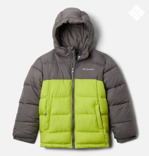 Kids' Columbia Pike Lake Jackets Grey / Green | CA-T60L3