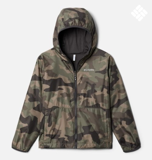 Kids' Columbia Pixel Grabber Reversible Jackets Camo | CA-E31C8