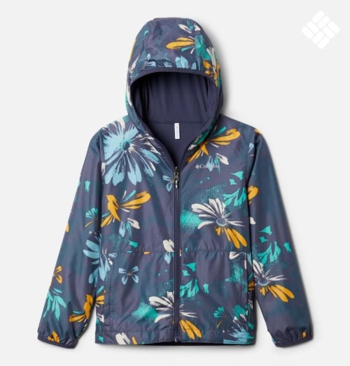 Kids' Columbia Pixel Grabber Reversible Jackets Flower | CA-N5083