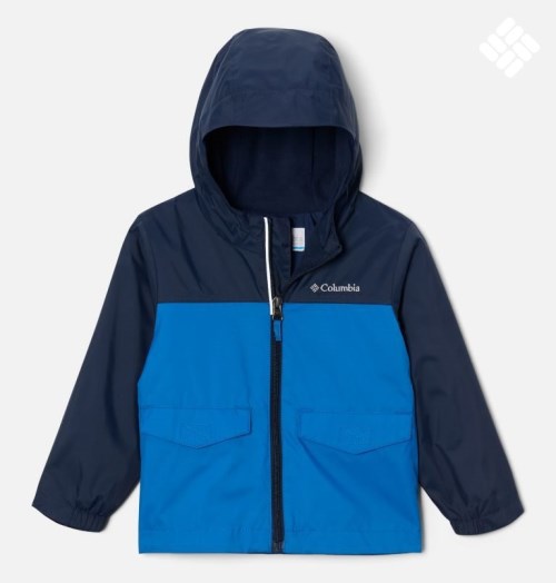 Kids' Columbia Rain-Zilla Jackets Navy | CA-V851L