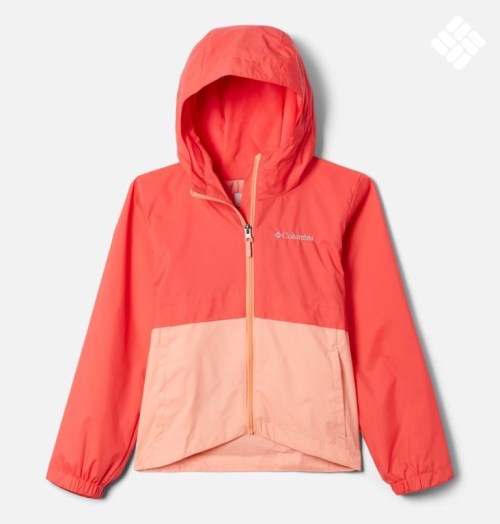 Kids' Columbia Rain-Zilla Jackets Red / Coral | CA-JA514