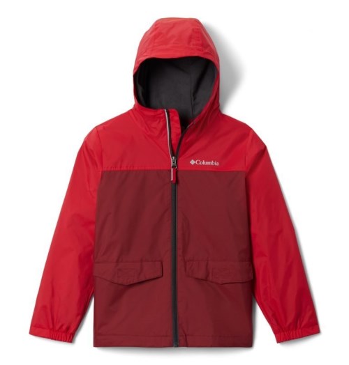 Kids' Columbia Rain-Zilla Jackets Red | CA-TL314