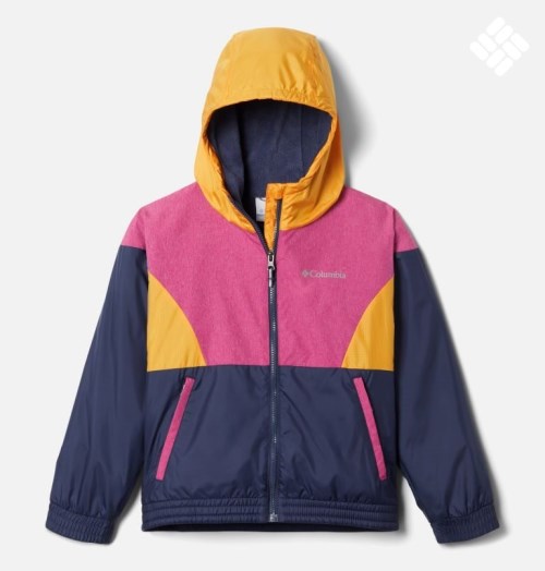 Kids' Columbia Side Hill Lined Windbreaker Jackets Multicolor | CA-JL864