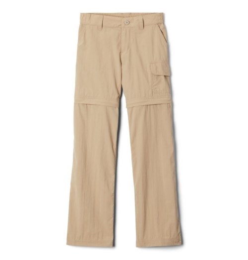 Kids' Columbia Silver Ridge IV Convertible Pants Khaki | CA-U415A