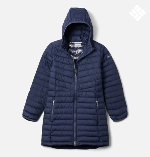 Kids' Columbia Slope Edge Mid Jackets Navy | CA-J6AL8