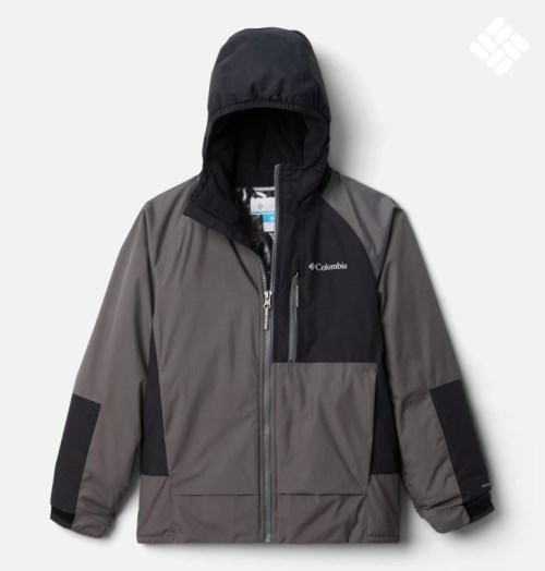 Kids' Columbia Snow Problem Jackets Grey / Black | CA-I16L0