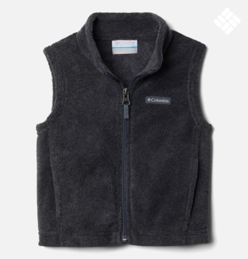 Kids' Columbia Steens Mountain Fleece Vest Black | CA-W0164