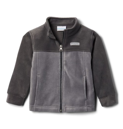 Kids' Columbia Steens Mountain II Fleece Jackets Grey | CA-C43LA