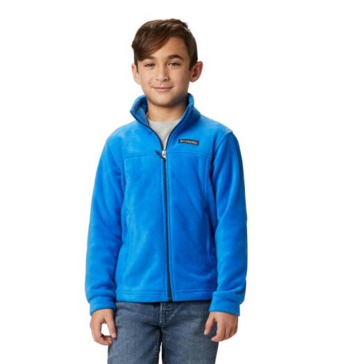 Kids' Columbia Steens Mountain II Fleece Jackets Blue | CA-CA3L1