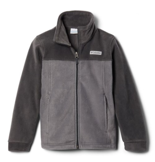 Kids' Columbia Steens Mountain II Fleece Jackets Grey | CA-K04AC