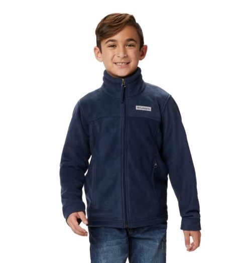 Kids' Columbia Steens Mountain II Fleece Jackets Navy | CA-L6543