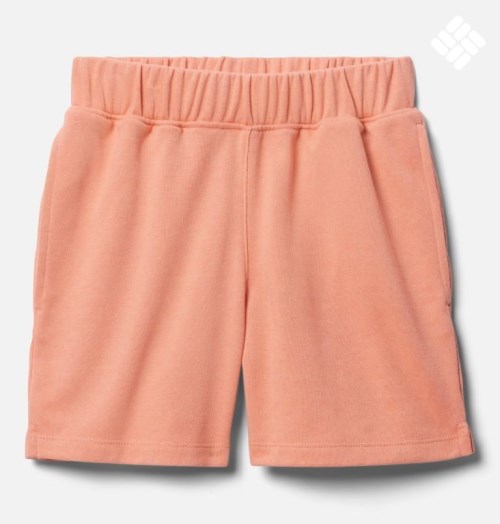 Kids' Columbia Valley Run Shorts Coral | CA-JC086