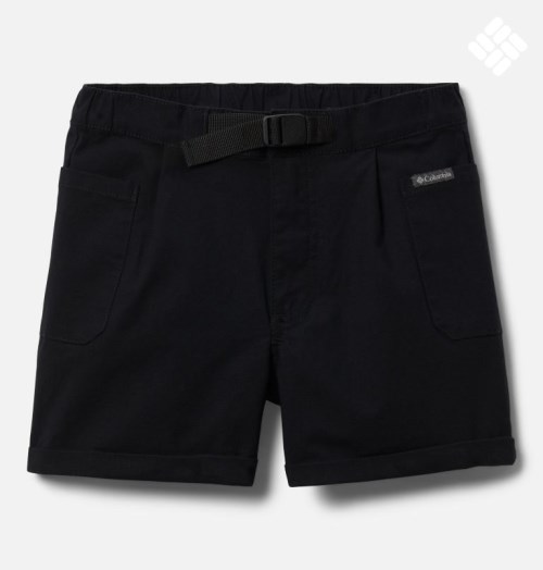 Kids' Columbia Wallowa Belted Shorts Black | CA-V53A6