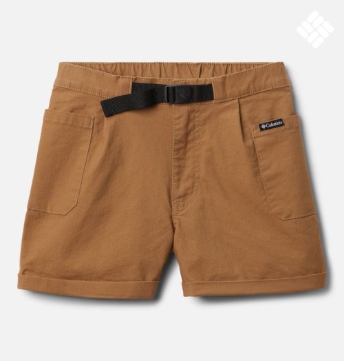 Kids' Columbia Wallowa Belted Shorts Brown | CA-F156L