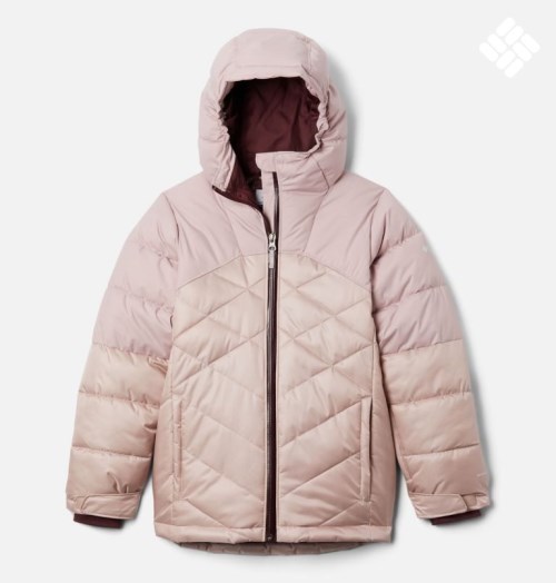 Kids' Columbia Winter Powder Quilted Jackets Pink | CA-I1856