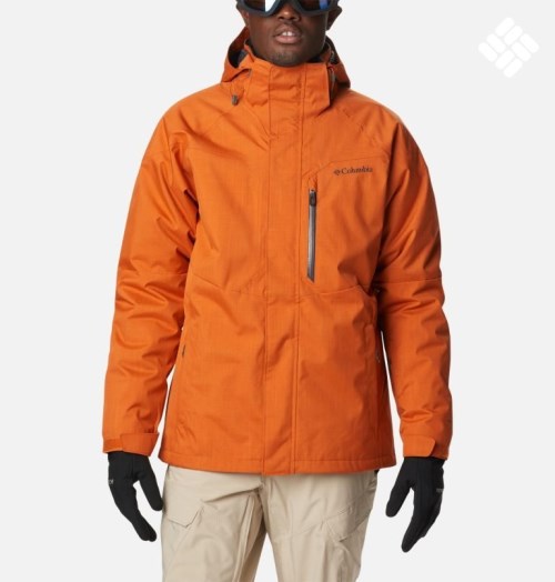 Men's Columbia Alpine Action Ski Insulated Jackets Orange | CA-B5AC3