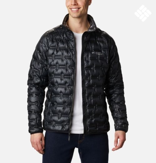 Men's Columbia Alpine Crux Down Jackets Black | CA-D6180