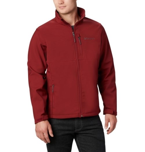 Men's Columbia Ascender Shell Jackets Red | CA-B016C