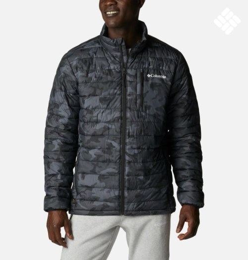 Men's Columbia Bubba Wallace Puffer Jackets Camo | CA-G0845